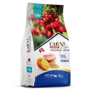 CARNİ LİFE BALIK & PORTAKAL PUPPY MİNİ KÖPEK MAMASI 2,5 KG