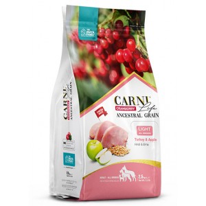 CARNİ LİFE HİNDİ & ELMA ADULT LİGHT KÖPEK MAMASI 12 KG