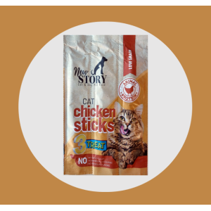 NEW STORY CAT CHICKEN STICKS ÖDÜL MAMASI 15 GR