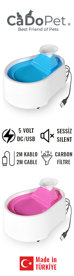 CaDoPet Su Pınarı 2 Litre Usb 5 Volt 2 Watt