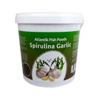 ATLANTİK BALIK YEMİ 3000 GR KOVA - SPİRULİNA GARLİC GRANULAT 