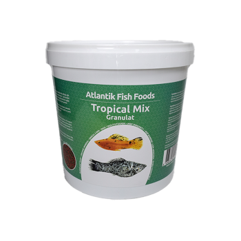ATLANTİK BALIK YEMİ 3000 GR KOVA - TROPİCAL MİX GRANULAT 