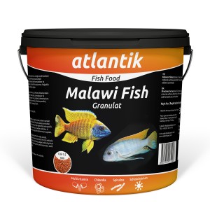 ATLANTİK MALAWI FISH GRANULAT 3000 GR KOVA BALIK YEMİ