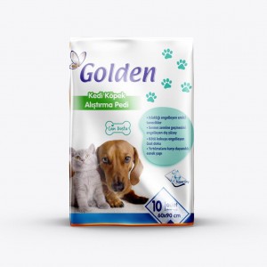 GOLDEN KEDİ KÖPEK ÇİŞ PEDİ 10 LU