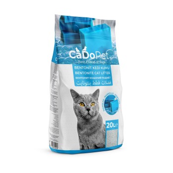 CADOPET 20 LT BENTONİT KEDİ KUMU (MARSİLYA SABUNLU)