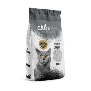 CADOPET 10 LT BENTONİT KEDİ KUMU (GRİ-KARBONLU)