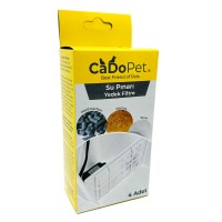 CADOPET 2 LİTRE SU PINARI YEDEK FİLTRE - 4LÜ PAKET