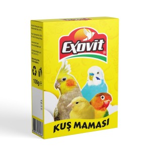 EXOVİT KUŞ MAMASI 100 GR