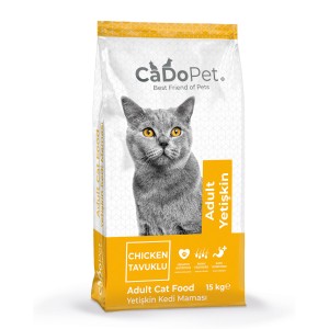 CADOPET KEDİ MAMASI TAVUKLU 15 KG