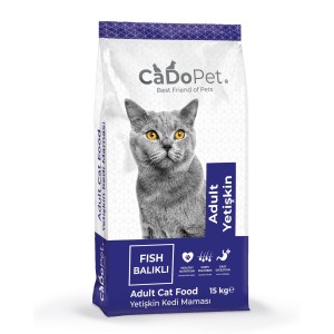 CADOPET KEDİ MAMASI BALIKLI 15 KG