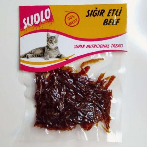 SUOLO SIĞIR ETLİ KEDİ ÖDÜL MAMASI 40 GR