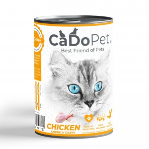 CADOPET PREMİUM YETİŞKİN KEDİ KONSERVE 400 GR - TAVUK ETLİ 