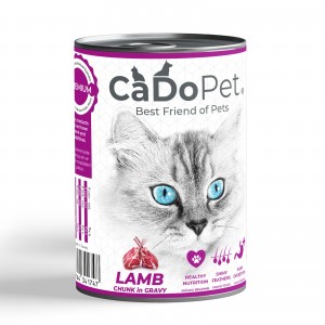 CADOPET PREMİUM YETİŞKİN KEDİ KONSERVE 400 GR - KUZU ETLİ 