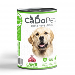 CADOPET PREMİUM YETİŞKİN KÖPEK KONSERVE 400 GR - KUZU ETLİ