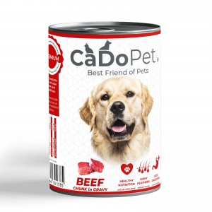 CADOPET PREMİUM YETİŞKİN KÖPEK KONSERVE 400 GR - SIĞIR ETLİ