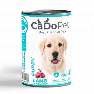 CADOPET PREMİUM YAVRU KÖPEK KONSERVE 400 GR - KUZU ETLİ