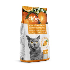 CADOPET 5 LT BENTONİT KEDİ KUMU (PORTAKALLI)